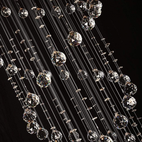 Duży żyrandol kryształowy 180cm K316